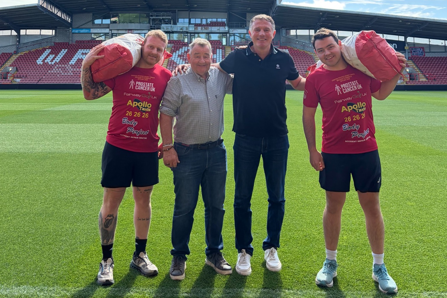 Brothers to haul 25kg of potatoes on trek to fundraise for Prostate Cancer UK
